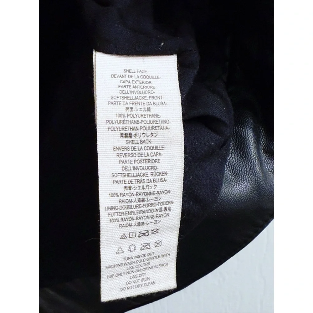 Free People Feelin’ Fresh Vegan Leather Mini Skirt in Black